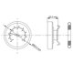 thumbnail image 3 of Termómetro HVAC de abrazadera para tubería Brannan, clip-on para tuberías de 1-3'', 3 of 6
