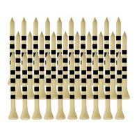 Ioensy - 100X Tees De Pelota De Golf De Bambú Accesorios Confiables Ejercicio De Larga Duración 70 Mm