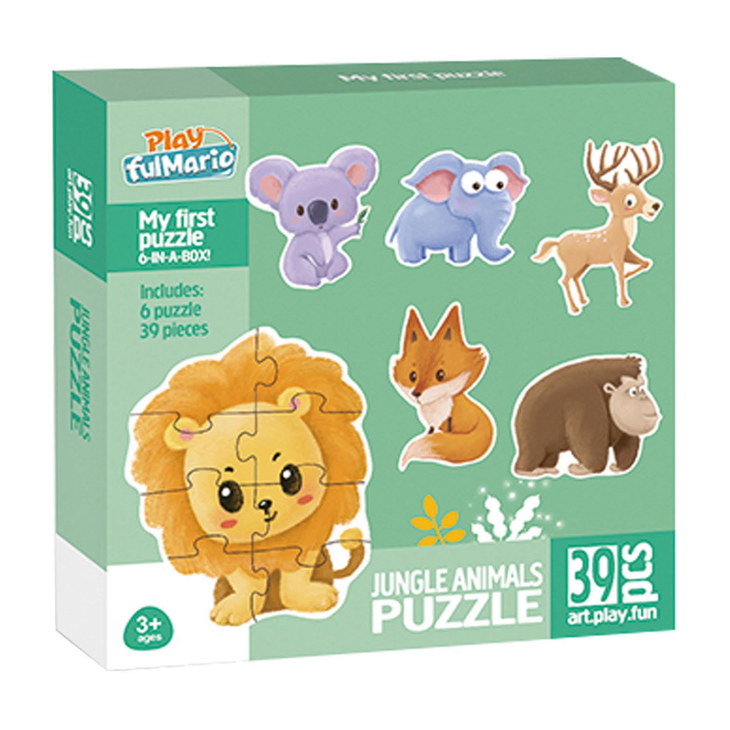 Nobel Gift - Puzzle Jumbo Extra Duras 39 Piezas Animales