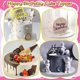 thumbnail image 5 of Espejo acrílico con diseño de feliz cumpleaños RASSLISA para decoración de tartas, 40 unidades, 5 of 7