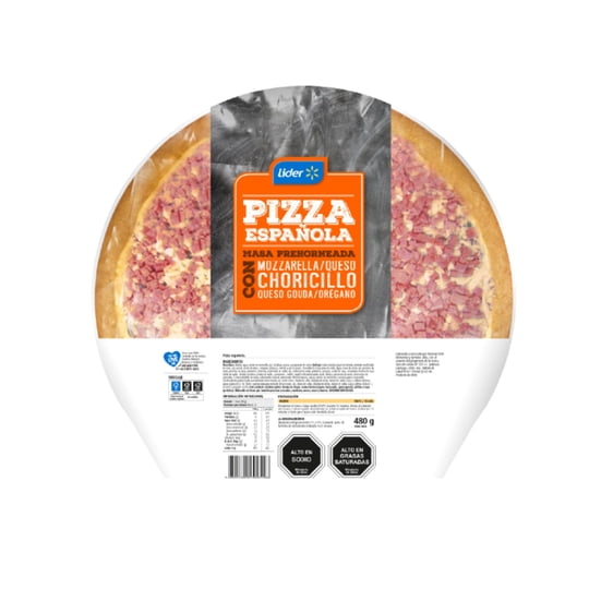 Pizza Española Masa Tradicional 1 Un 480 g Lider