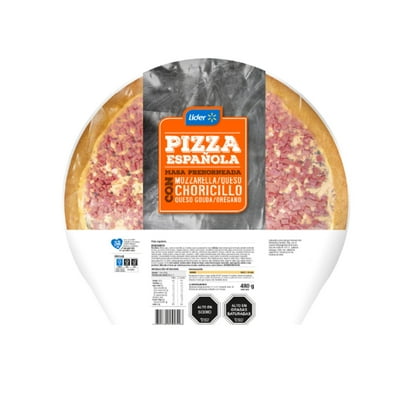 Pizza Española Masa Tradicional 1 Un 480 G Lider