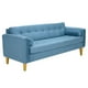 thumbnail image 2 of Sofa Retro 3cg Felpa 01 Azul Petroleo, 2 of 6