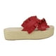 thumbnail image 1 of Sandalia Exs Plataforma Cuero Roja, 1 of 6