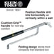 thumbnail image 2 of Herramienta de colocación de brocas flexibles Klein Tools 53715SEN con mango Cushion-Grip, 2 of 4