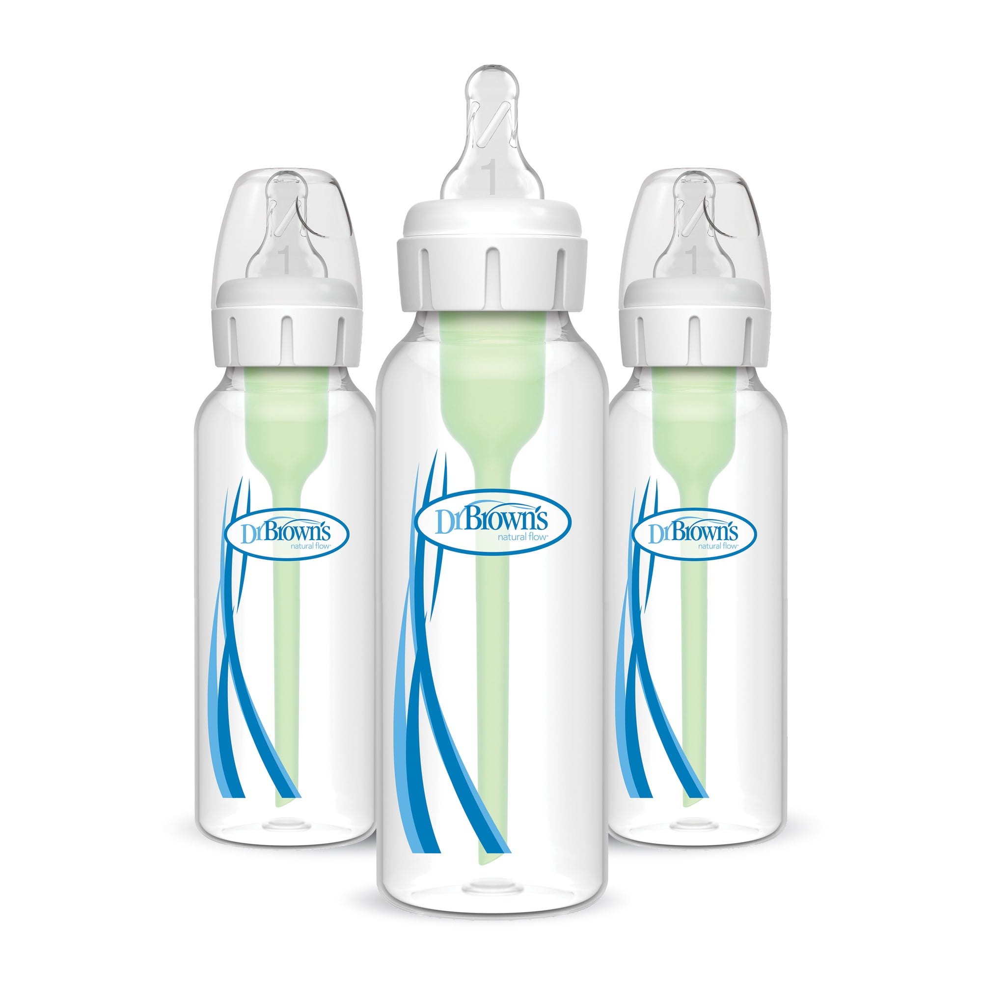 Dr. Brown's - Pack 3 Mamaderas Anticólico Estándar 250ml