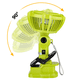 thumbnail image 5 of Ventilador de Mano para Acampar Ventilador de Lugar de Trabajo para Ryobi Batería Li-ion de 18V Portátil Taller, 5 of 7