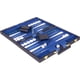 thumbnail image 3 of Set de Backgammon Crazy Games Classic con Funda de Piel Azul, 3 of 3