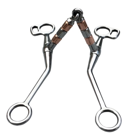 Ioensy - Snaffle De Acero Inoxidable Bit Suministros Ecuestres Fáciles De Usar Para Montar A Caballo