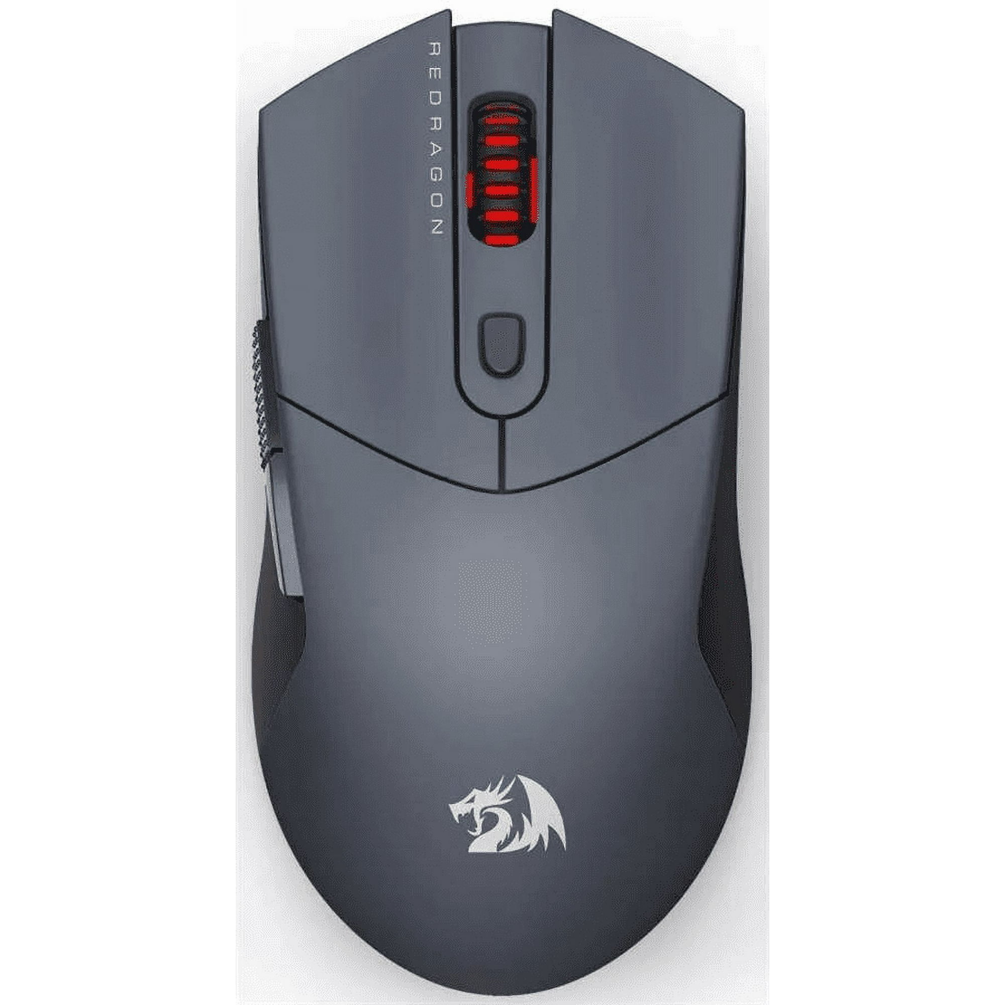 Mouse Gamer Inalámbrico Redragon St4r Pro, 2.4ghz, Bluetooth, Usb, Hasta 26k Dpi, Black/grey