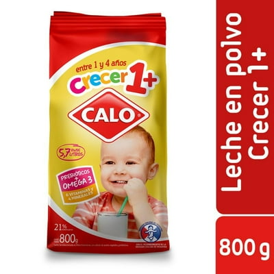 Leche En Polvo Semidescremada Crecer 1+ Bolsa 800 G Calo