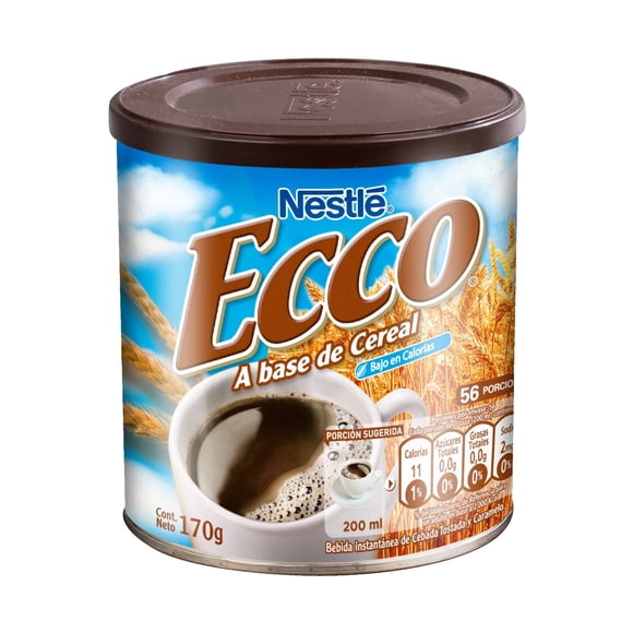 Bebida a Base de Cebada Ecco Instantáneo Tarro, 170 g