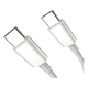 thumbnail image 2 of Cable USB tipo c a USB tipo c macho carga y datos 1 Blanco, 2 of 3