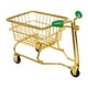 thumbnail image 2 of Carrito De Compras En Miniatura, Carrito De Juguete, Modelo Divertido, Mini Canasto De Almacenamiento, Regalo Para Niñas, Dorado Y Verde, 2 of 3