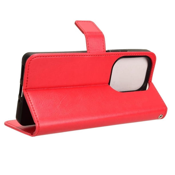 Funda tipo libro para Xiaomi Redmi Note 13 PRO 4G, cartera todo‑en‑uno, funda multifuncional con tarjetero y correa de muñeca desmontable