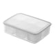 thumbnail image 4 of 6 contenedores de delicatessen extraíbles con tapas establecidas de la bandeja dividida Organizador de refrigerador Fleatproof 0.28 L Cajas de porcion, 4 of 5