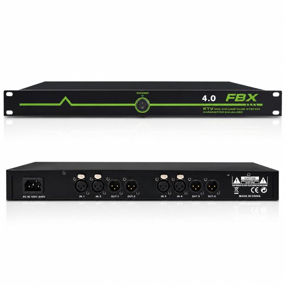 Supresor de Retroalimentación Aobole FBX4.0 4 Entradas y 4 Salidas DSP para Rack