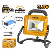 Lampara Inalámbrica Portátil 3,6V Con Batería Y Cable Usb Ingco