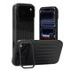 thumbnail image 1 of Funda alto para iPhone 17 Pro Max 6.9" con soporte de cuero, 1 of 9