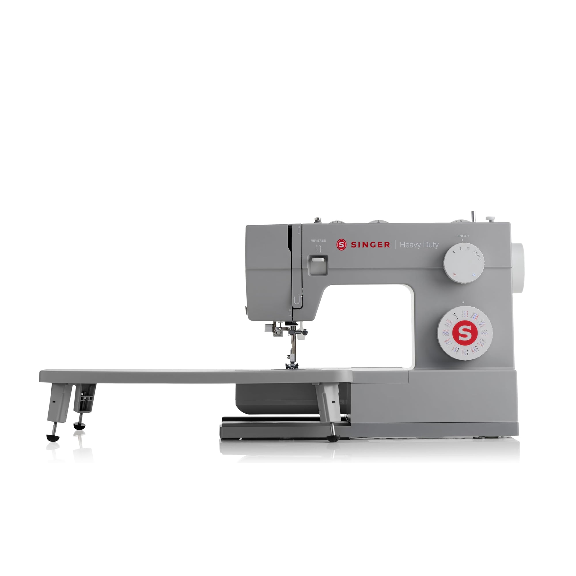Máquina De Coser Singer Heavy Duty 4432 Con Mesa Extensible