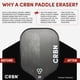 thumbnail image 2 of Paddle Eraser CRBN Pickleball, el mejor limpiador de fibra de carbono, 2 of 6