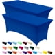 thumbnail image 1 of Mantel Utopia Kitchen Spandex, paquete de 2 unidades, 6 pies, color azul real, 1 of 9
