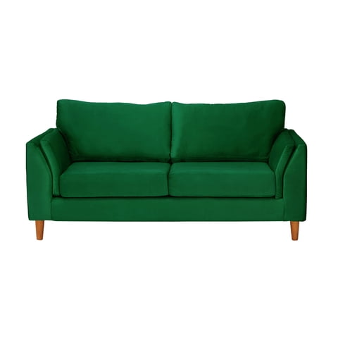 Latam Home - Sofa Milan 2C Con Resortes Pocket Tela Velvet Verde