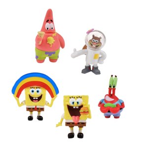 Ansaldo - Pack 5 Figuras 5 Cm En Blister Bob Esponja - Arenita