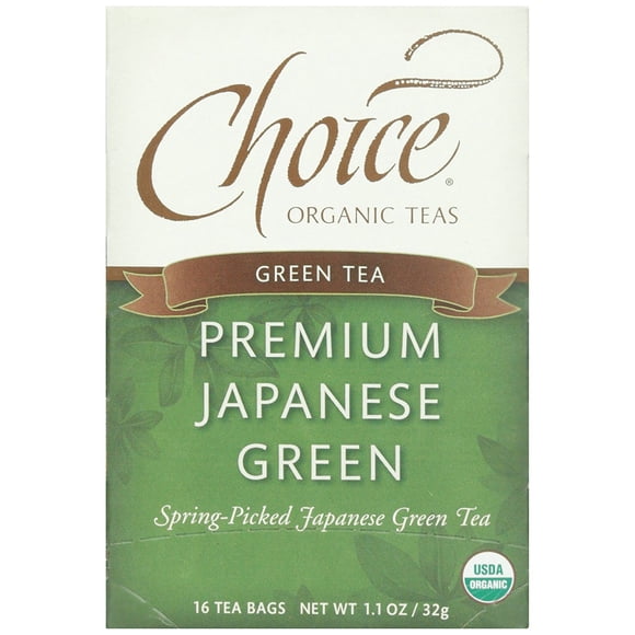 Té Verde Premium Japonés Orgánico Choice 16 unidades