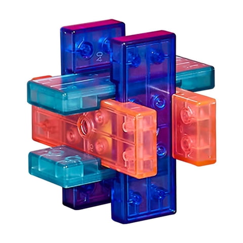 Magideal - Rompecabezas Rompecabezas Iq Challenge Desbloquear Interbloqueo, Habilidades Gruesas, Rompecabezas Mentales Juguetes Educativos Para Adolescentes , Estilo H