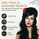 thumbnail image 5 of Peluca ALLAURA Amy Winehouse Black Beehive con flor roja, 5 of 8