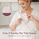 thumbnail image 4 of Momcozy Compresas Térmicas Mamarias - Calor y Frío Alivio Cálido o Fresco para la Lactancia, Pack X2 con Fundas Suaves, Rosa, 4 of 6