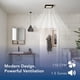 thumbnail image 4 of Extractor De Baño 110 Cfm Con Led Negro, 4 of 8