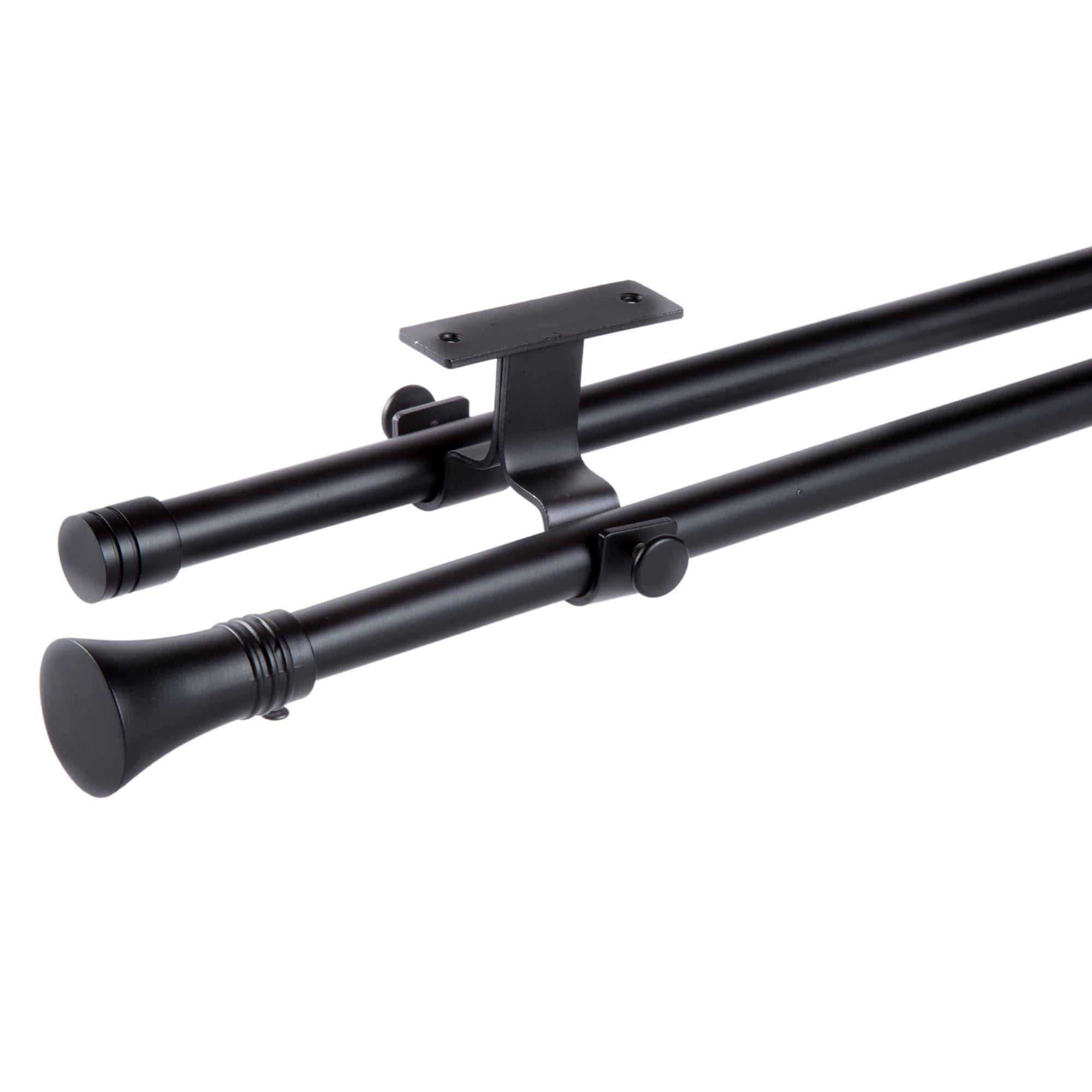 Metalhsa - Set Extensible Techo 75-110 Cm Terminal Cónico Color Negro