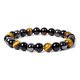 thumbnail image 1 of Pulsera triple protección obsidiana hematita ojo de tigre #2, 1 of 3