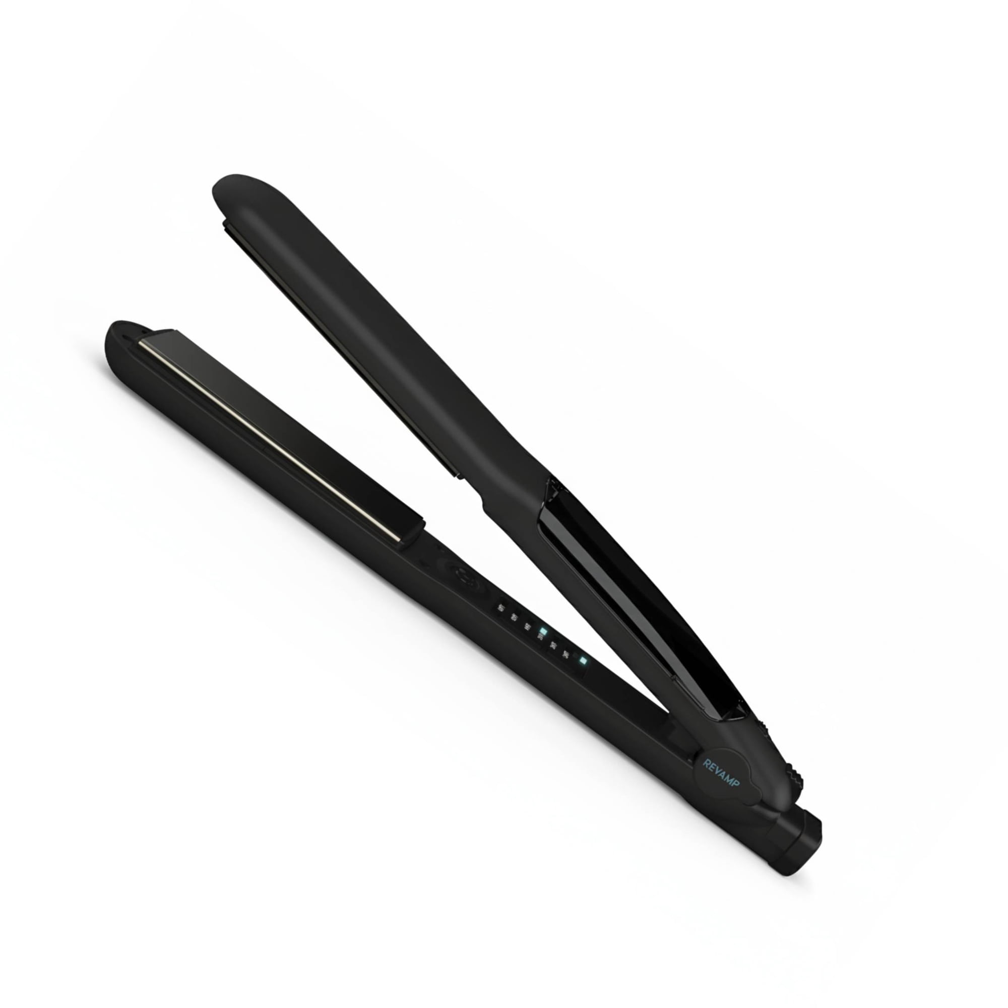 Homedics - Plancha De Pelo Steamcare Con Vapor, Cerámica Y Control Digital De Temperatura