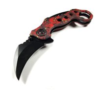 Invencible.Cl - Cuchillo Navaja Z Killer Zombie Ag73 Navaja Corta Pluma Cuchillo Cortapluma Stilete Plegable Karambit