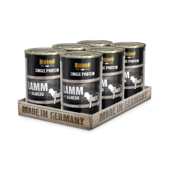 Pack - Alimento Single Protein Cordero - 6 Latas 400gr