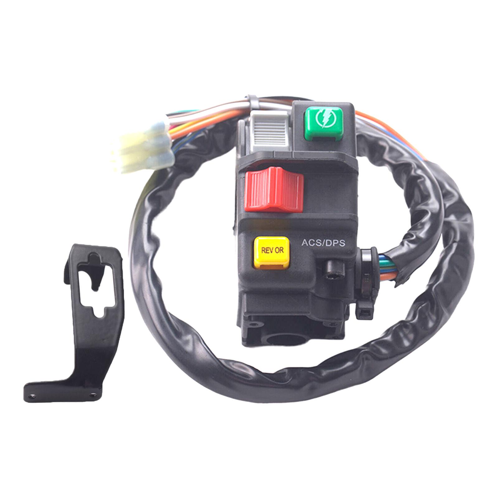 Ioensy - Interruptor Del Manillar Izquierdo Start On Off Light 703500920 Para Can-Am Outlander