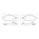 thumbnail image 1 of Pastillas Freno Para Auto Cbp36115, 1 of 3