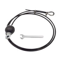 Ioensy - Cable De Acero De Repuesto Para Gimnasio, Cuerda De Alambre Para Equipo De Fitness, Ejercicio, 4,5 M