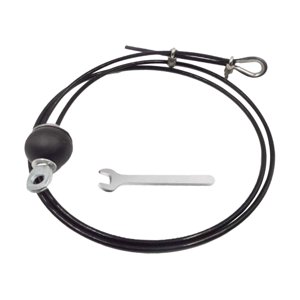 Ioensy - Cable De Acero De Repuesto Para Gimnasio, Cuerda De Alambre Para Equipo De Fitness, Ejercicio, 2,5 M