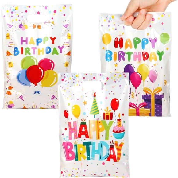 Bolsas de Cotillón Soarvita para Cumpleaños, 6.5 x 9.8 Pulgadas
