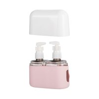 Ioensy - Botellas De Viaje Para Artículos De Tocador Contenedores De Tamaño De Viaje Para Cosméticos De Jabón En Espuma 2 Piezas Rosa