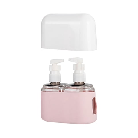Ioensy - Botellas De Viaje Para Artículos De Tocador Contenedores De Tamaño De Viaje Para Cosméticos De Jabón En Espuma 2 Piezas Rosa