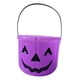 thumbnail image 1 of Cubo Porta Caramelos Ligero Para Fiestas De Halloween, Cubo Para Pedir Dulces, Morado, 1 of 5