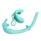 thumbnail image 1 of Snorkel De Buceo Tubo De Buceo Forma De J Snorkel Mojado Flexible Plegable Para Adultos Verde, 1 of 5
