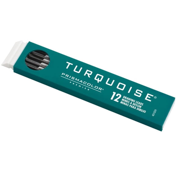 Lápices De Grafito Para Dibujo Sanford 2172 Turquesa 2 Mm Paquete De 12