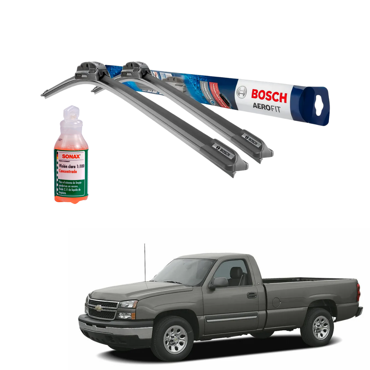Plumillas Bosch Aerofit Para Chevrolet Silverado 1999-2007