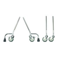 Wenzelite - Patas De Silla Escolar Con Ruedas First Class, Tamaño Grande, Paquete De 4